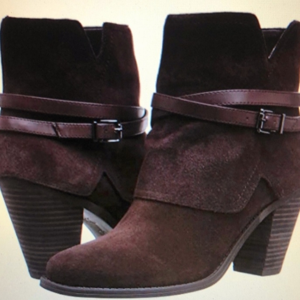 Jessica Simpson Calven Suede Ankle Boots S…
